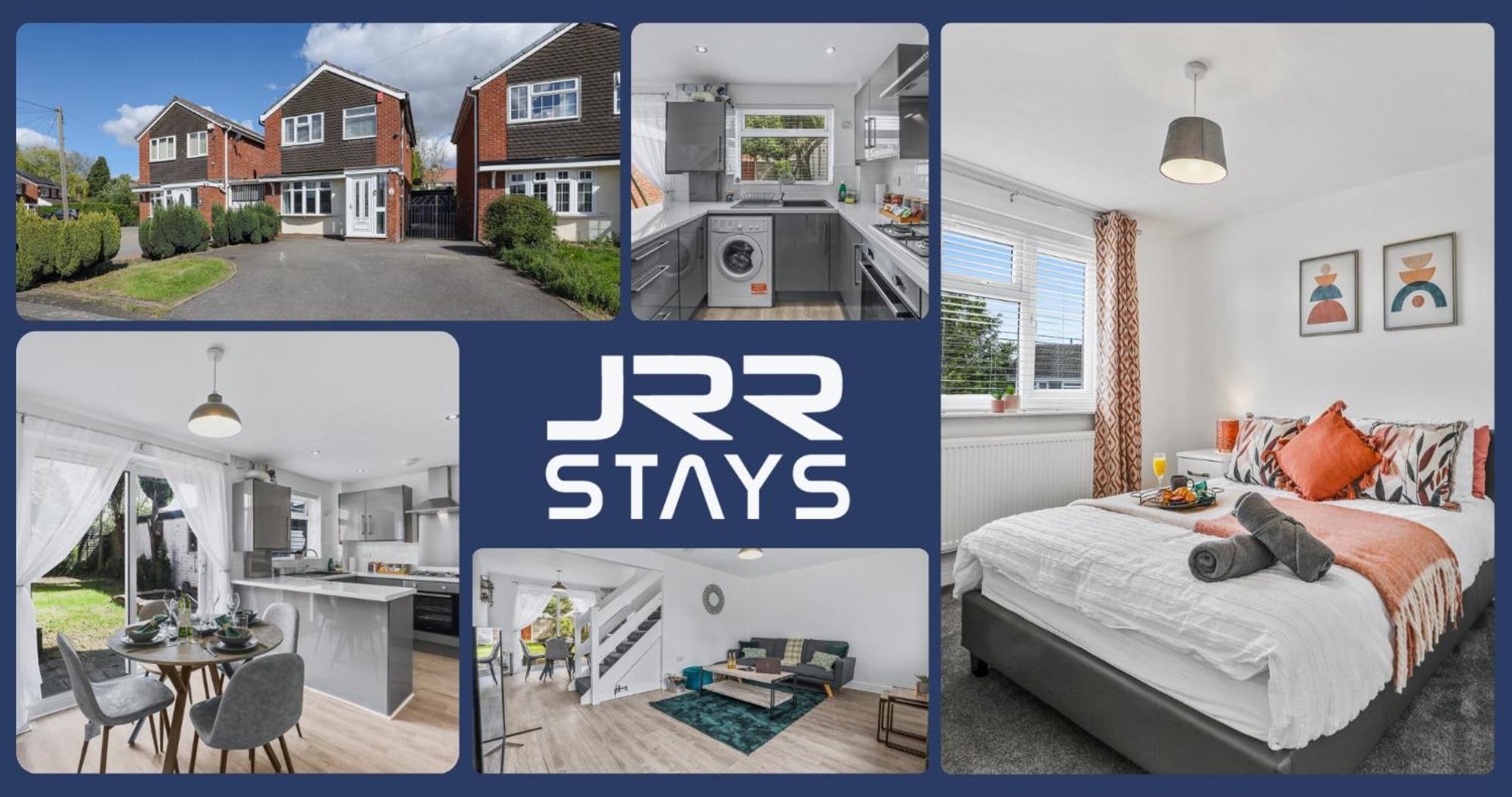 Wolverhampton - Amazing 3 Bedroom, Sleeps 6, Wi-Fi - Jrr Stays Bagian luar foto